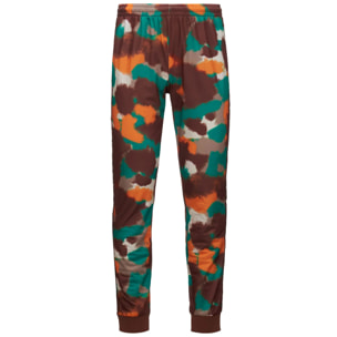 Kappa - Pantaloni Uomo Marrone - 222 Banda Rastoria Graphik Slim