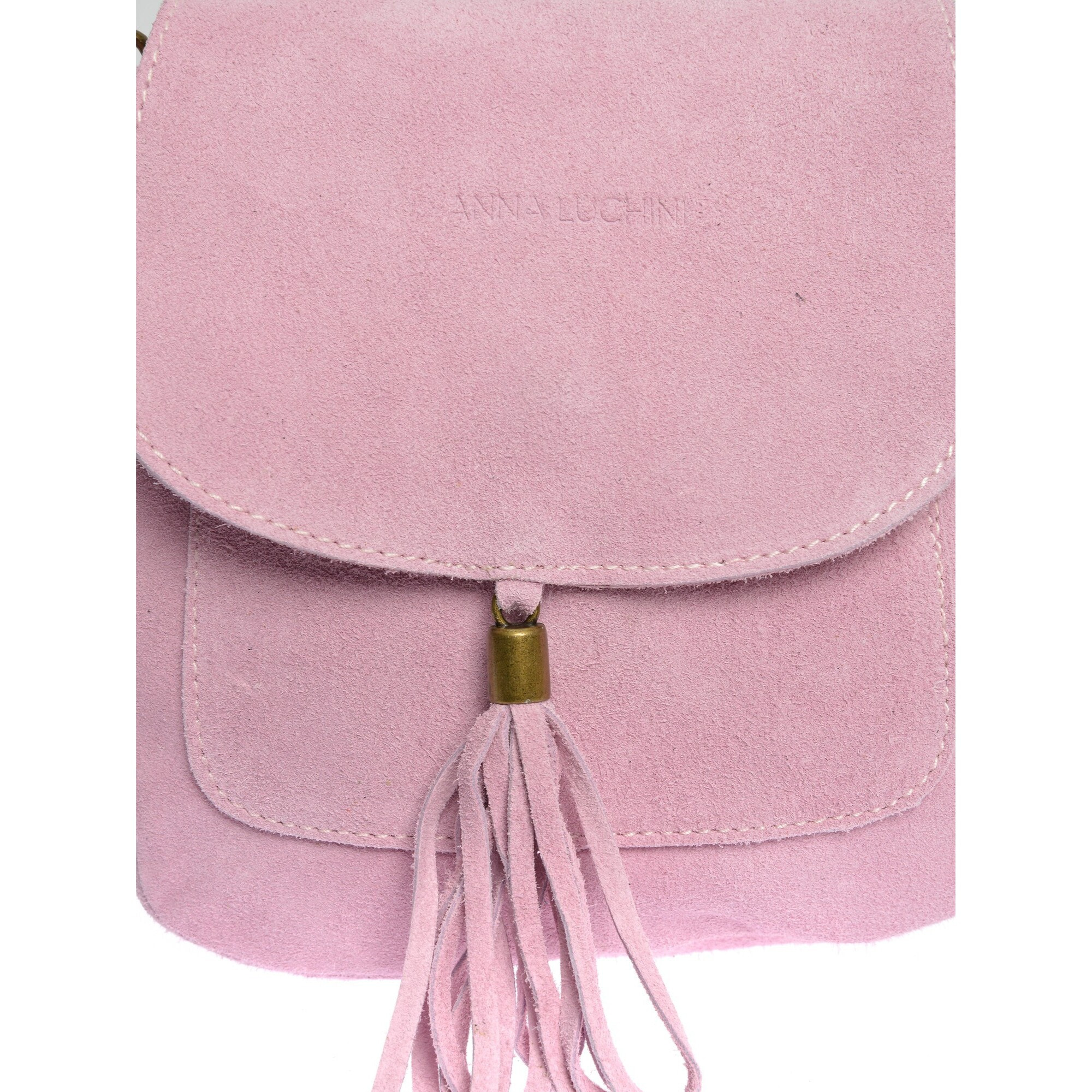 Borsa a spalla Anna Luchini Rosa