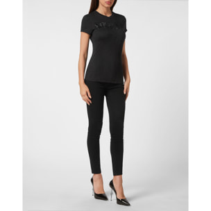 PHILIPP PLEIN T-Shirt Round Neck GOTHIC PLEIN