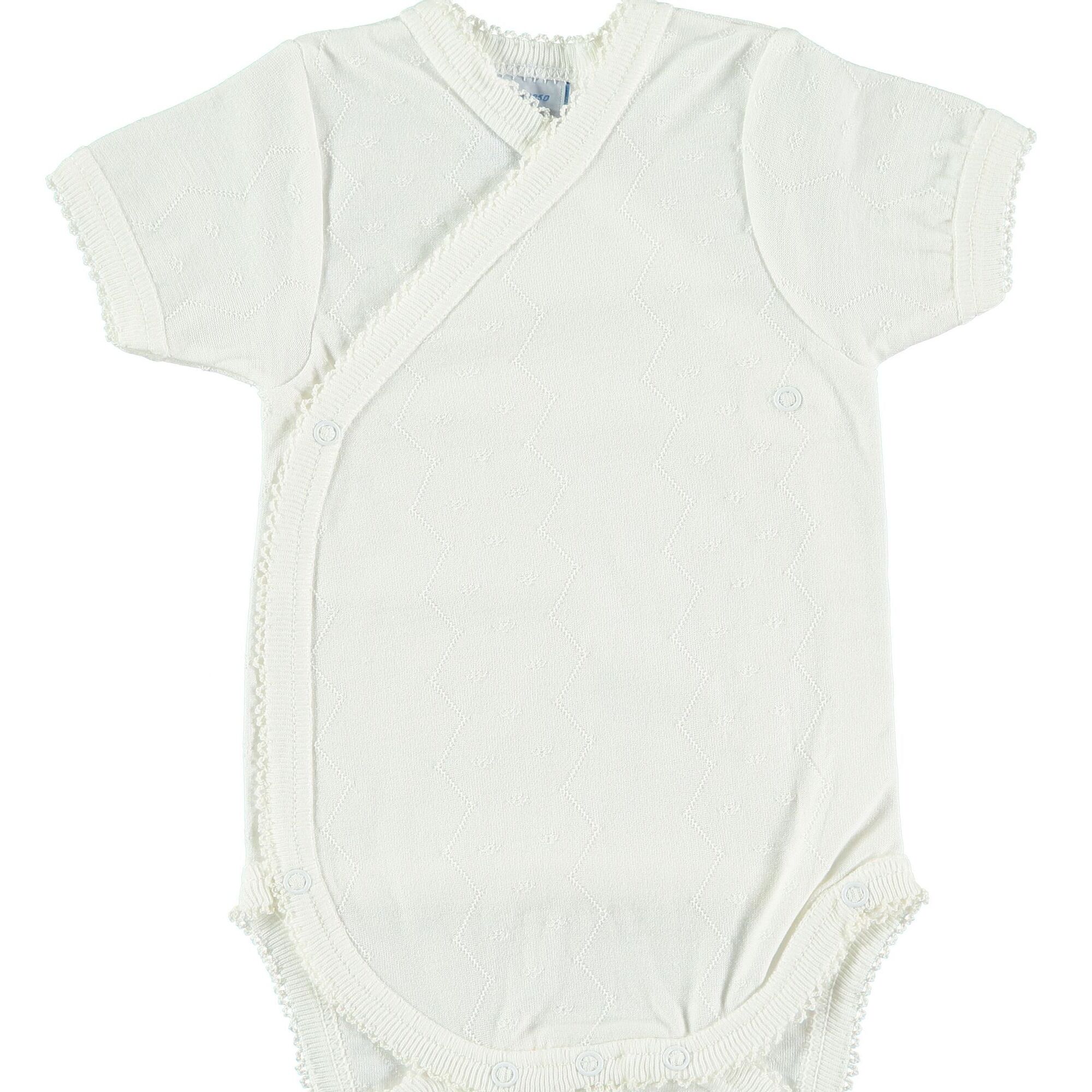 Body cruzado bebé manga corta algodón