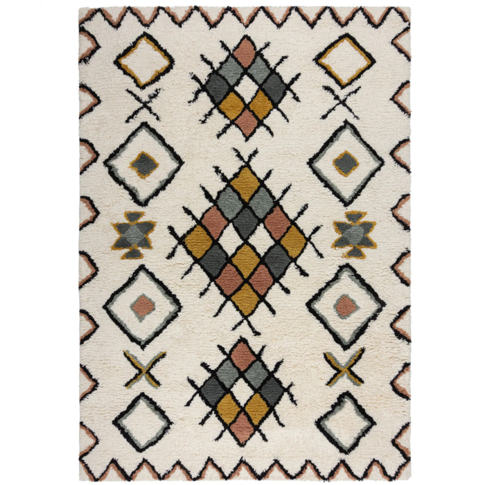 Tapis berbere 100% laine MIDAR Multicolore