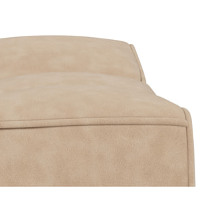 Alya - pouf en simili - Beige