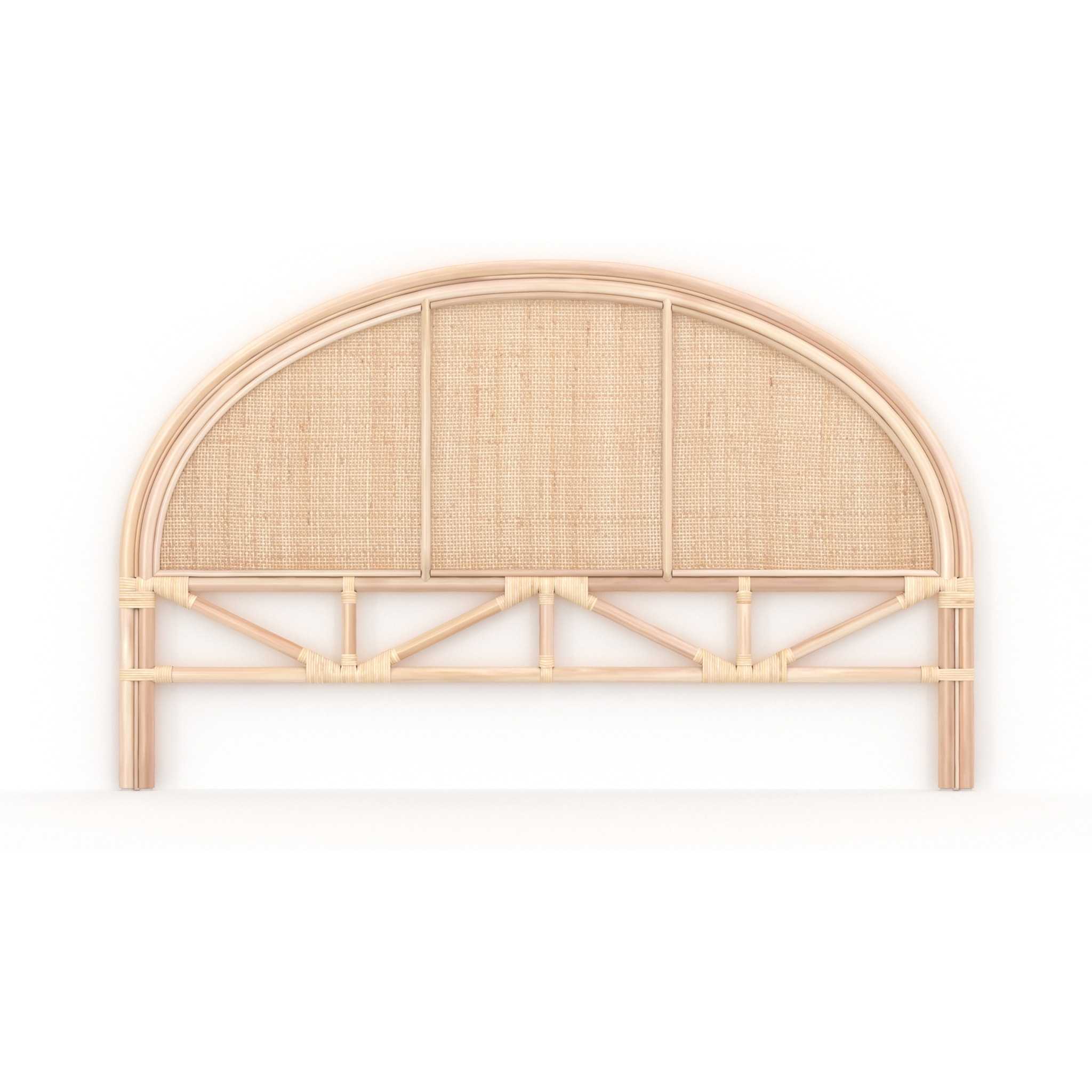 Tête de lit en rotin naturel 160 cm - Madya