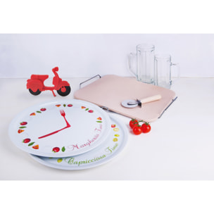 Pietra cottura 30,5×38 cm Excelsa – Nonsolopizza, Ceramica Beige