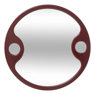 Miroir Austin D50cm bordeaux