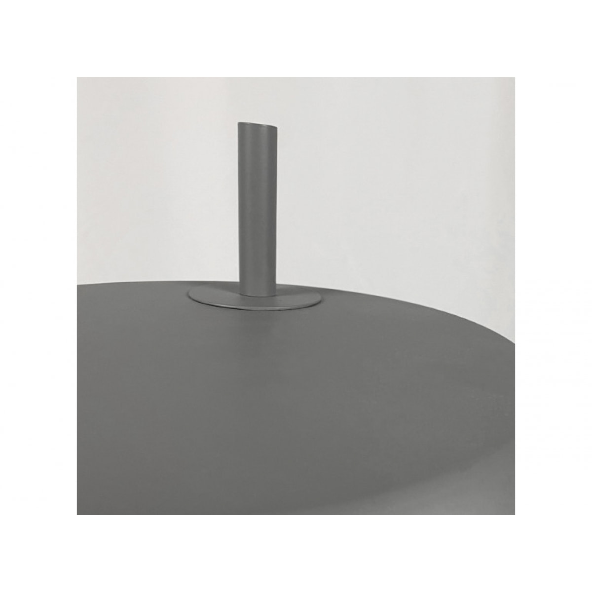 Lampe à poser en métal gris - LOLLY 621