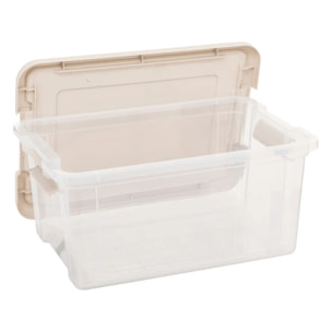 3 boîtes de rangement "Tide'n'Box" 16L