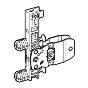 AvanTech YOU Attache façade pour profil de côté de tiroir, hauteur 139 mm, à enfoncer - HETTICH - 9257885