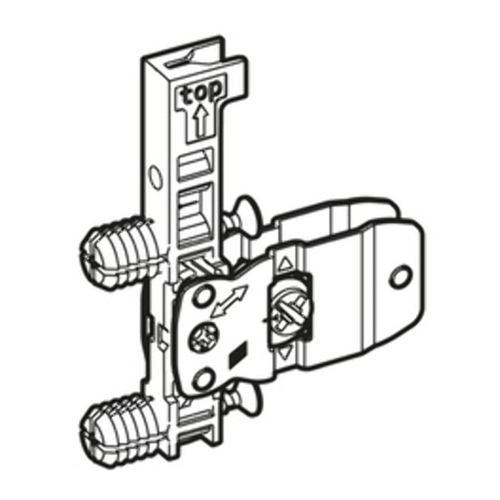 AvanTech YOU Attache façade pour profil de côté de tiroir, hauteur 139 mm, à enfoncer - HETTICH - 9257885