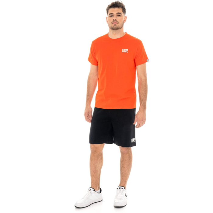 Camiseta de hombre Leone Basic de algodón de manga corta