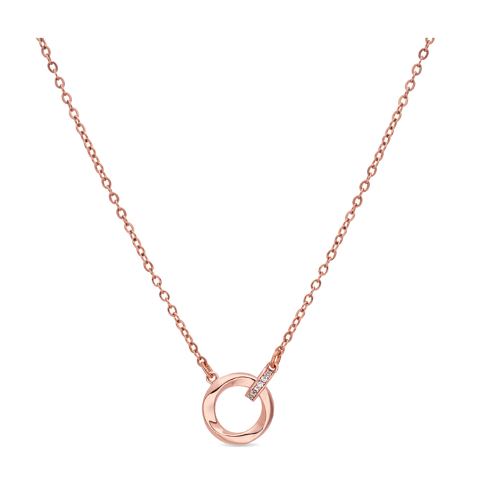 Collar Sarok acabado oro rosa 18k