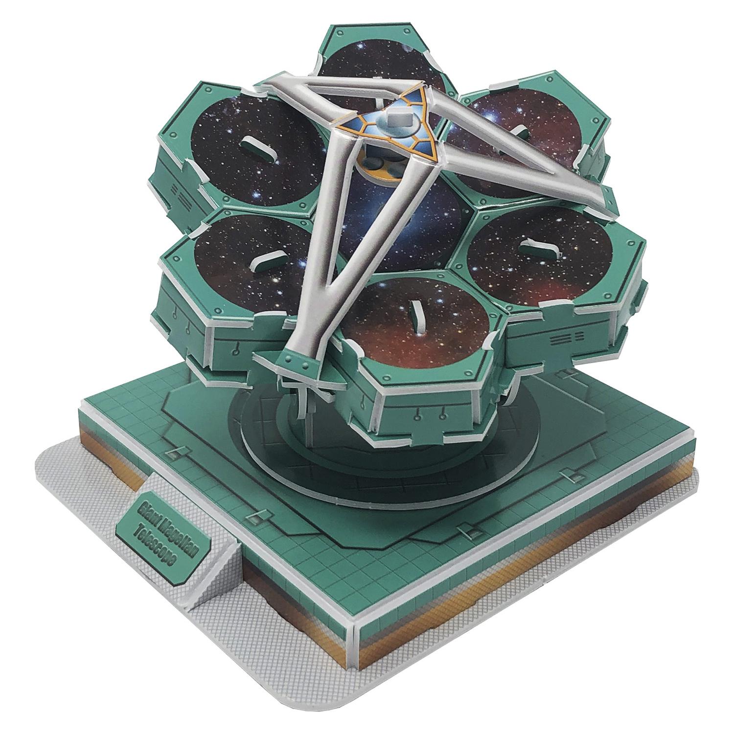 Puzlle 3D Giant Magellan Telescope 31 piezas. 10,8x11,8x9,8 cm.