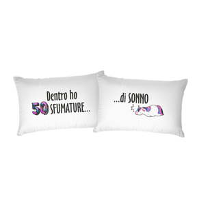 COPPIA FEDERE PRINTED COTONE 45