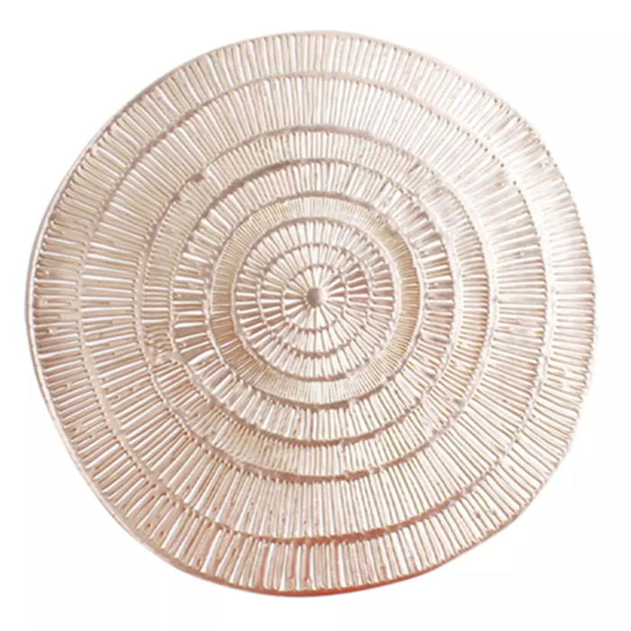 Lot de 6 Dessous d'assiette doré