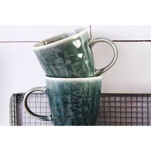 Mug MOON 40cl - 6 pièces - Pétrole