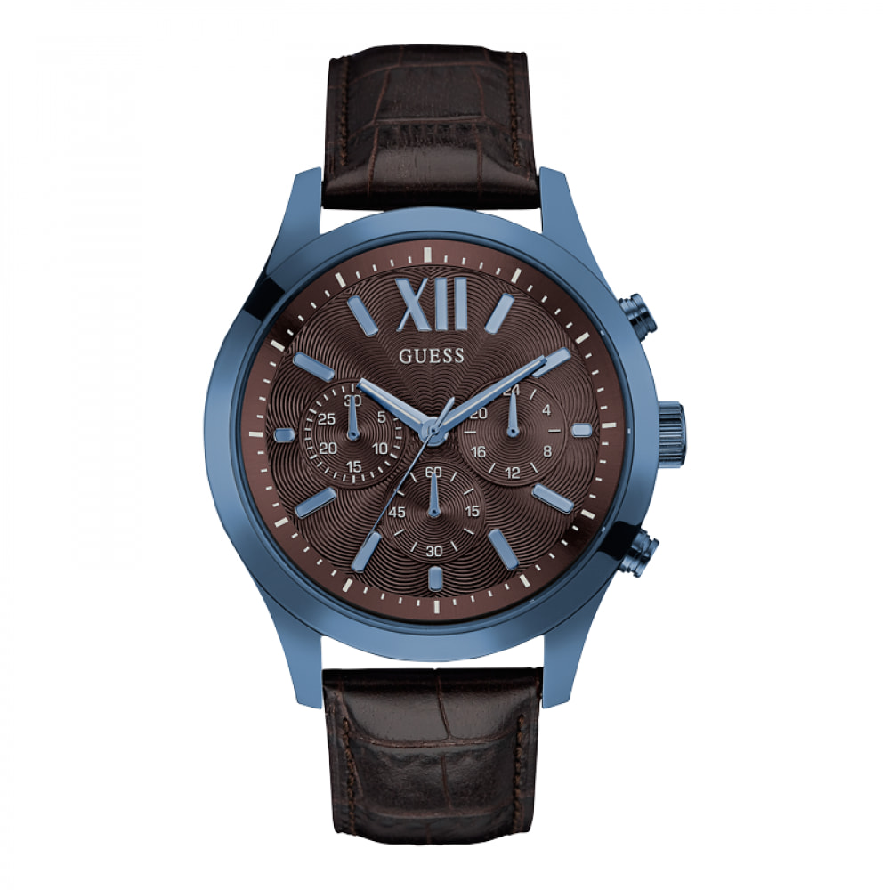 Reloj Guess W0789G2 Hombre Analogico Cuarzo con Correa de Pu & leather strap