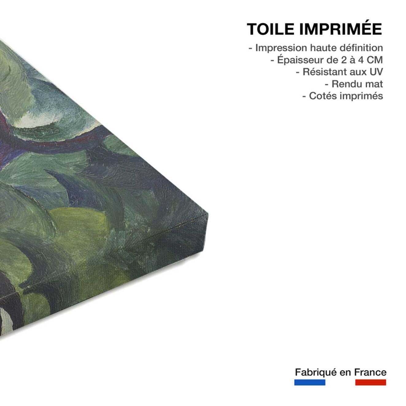 Tableau Macke August Promenade Toile imprimée