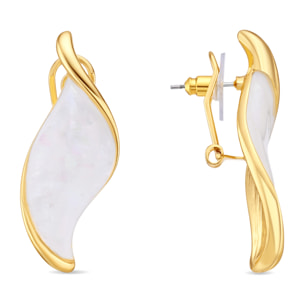 Pendientes Aisal acabado oro amarillo 18k