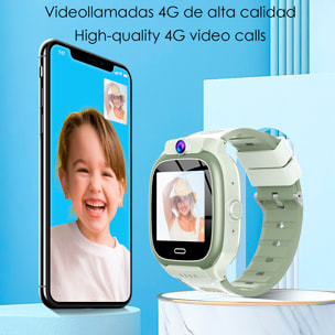 Smartwatch Y66 4G, WIFI, LBS. Localización especial para niños, con cámara, función de rastreo, llamadas SOS y video llamada.