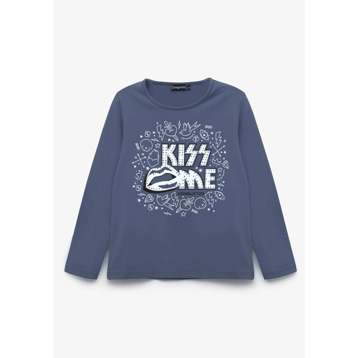 Conguitos - T-shirt a maniche corte casual stampata