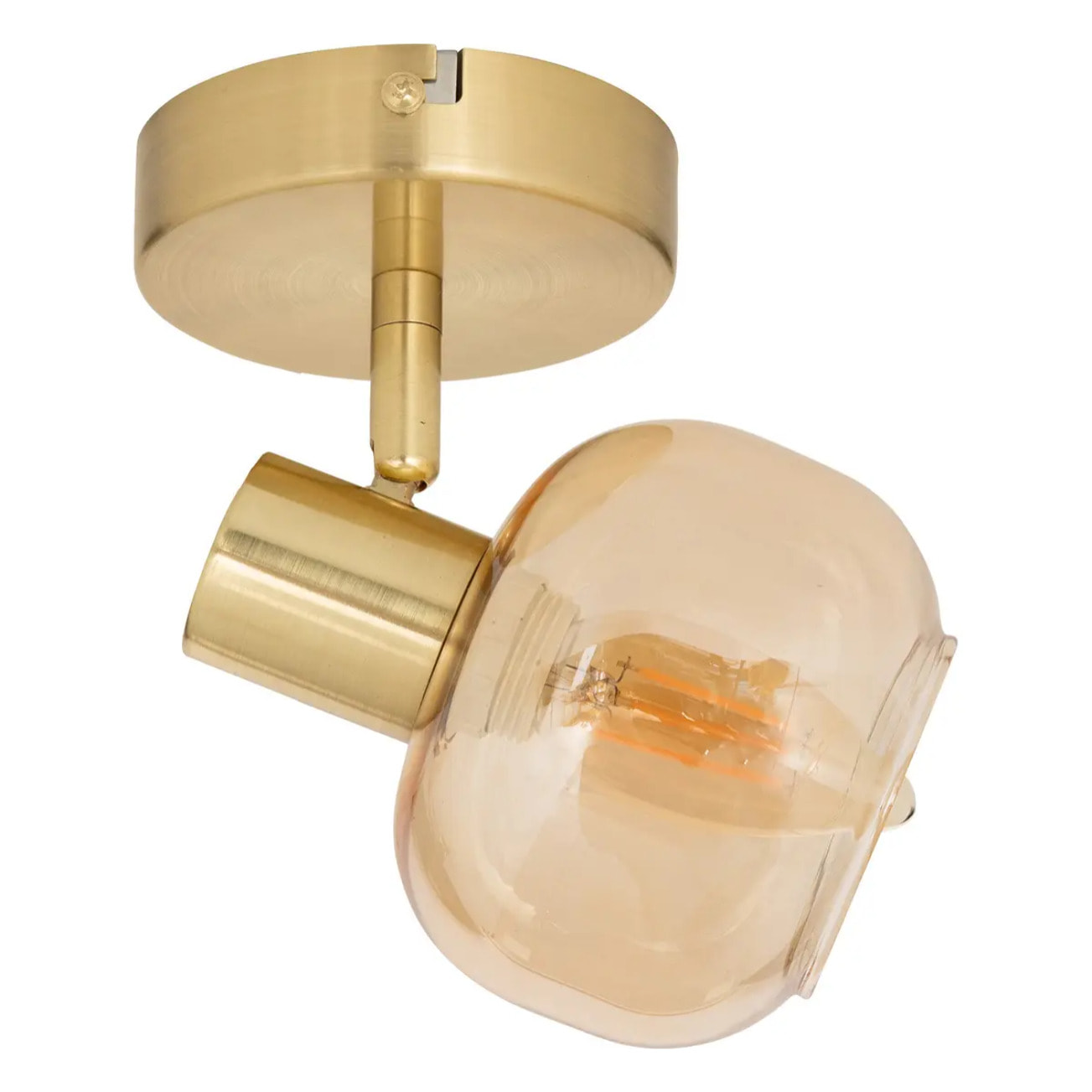 Applique murale/plafonnier Pilia doré 16x10cm