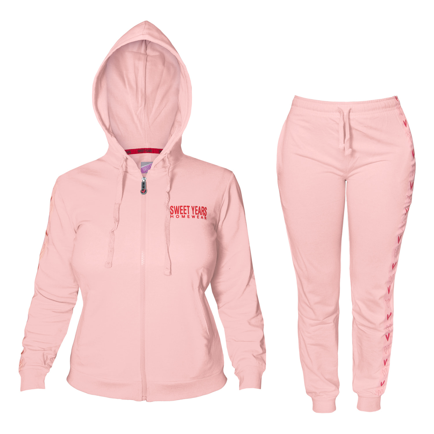 Set Completo Homewear Donna SWEET YEARS Cotone French Terry Leggero