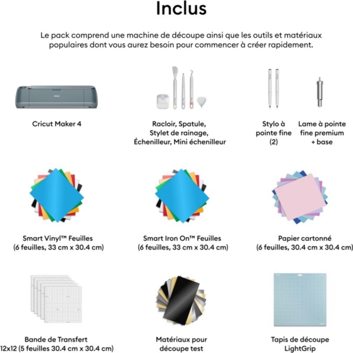 Machine de découpe CRICUT Bundle Maker 4 Sage