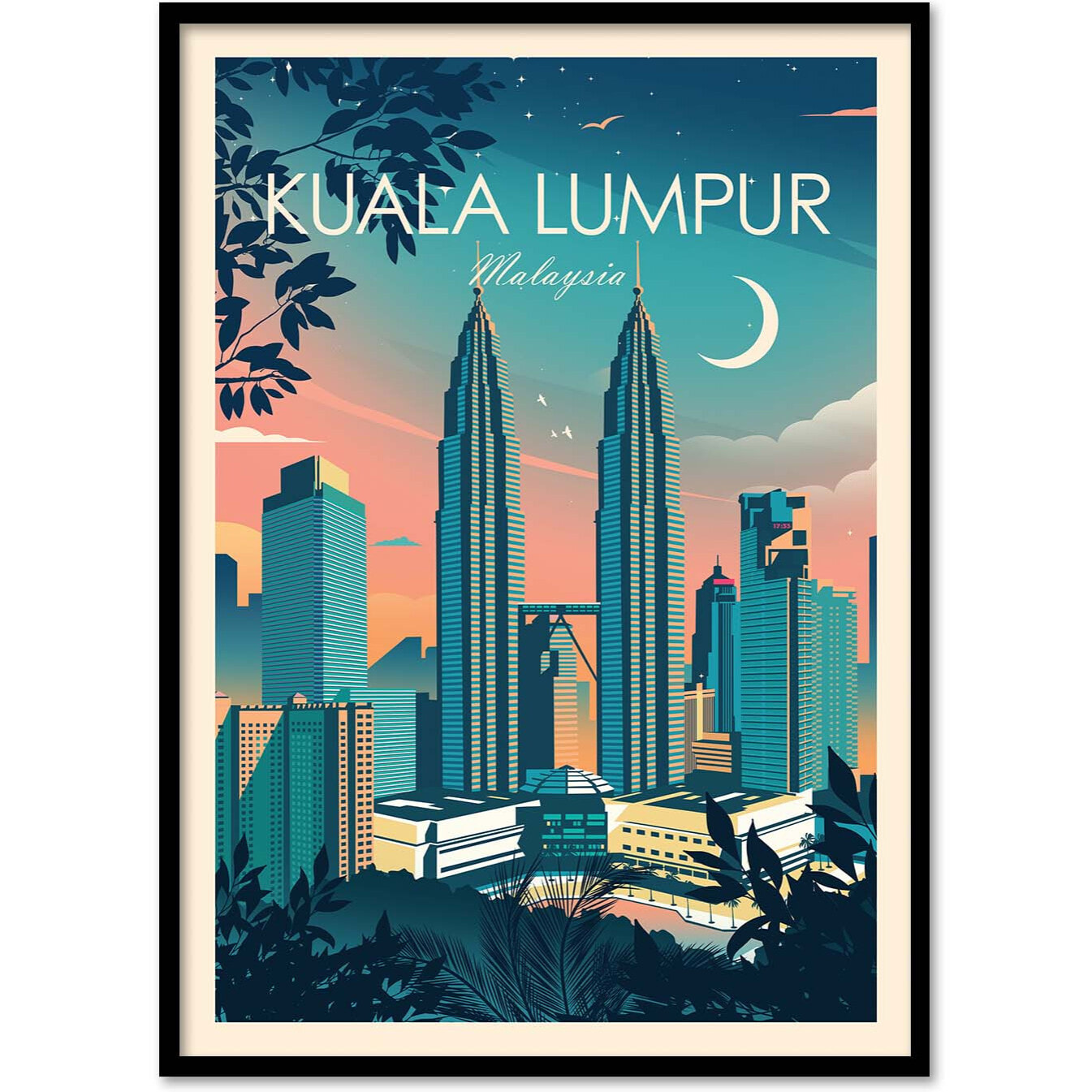 Affiche - Kuala Lumpur Malaysia - Studio Inception