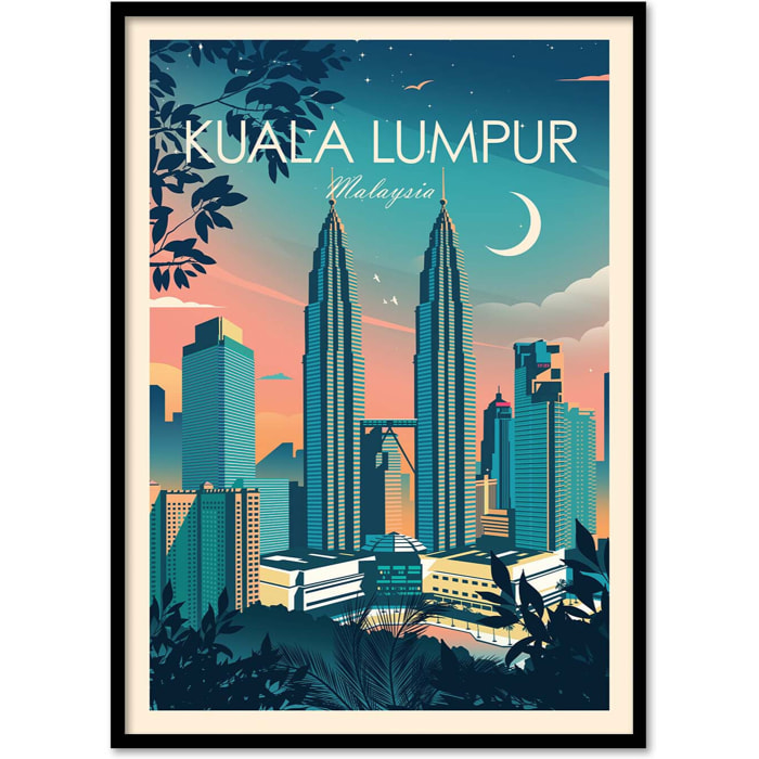 Affiche - Kuala Lumpur Malaysia - Studio Inception