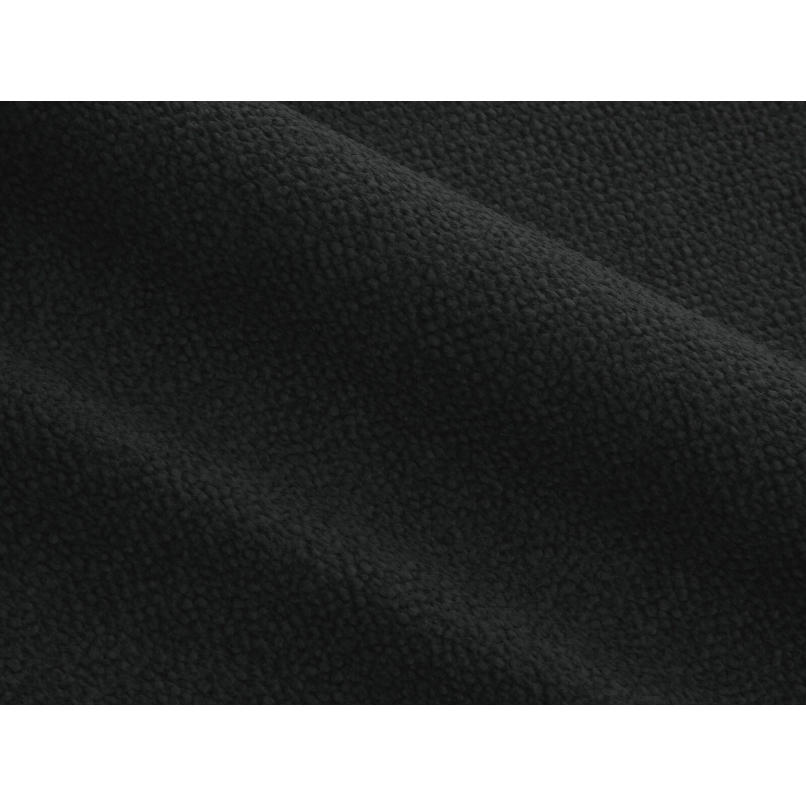 Canapé "Mackay" 3 places en velours structuré anthracite