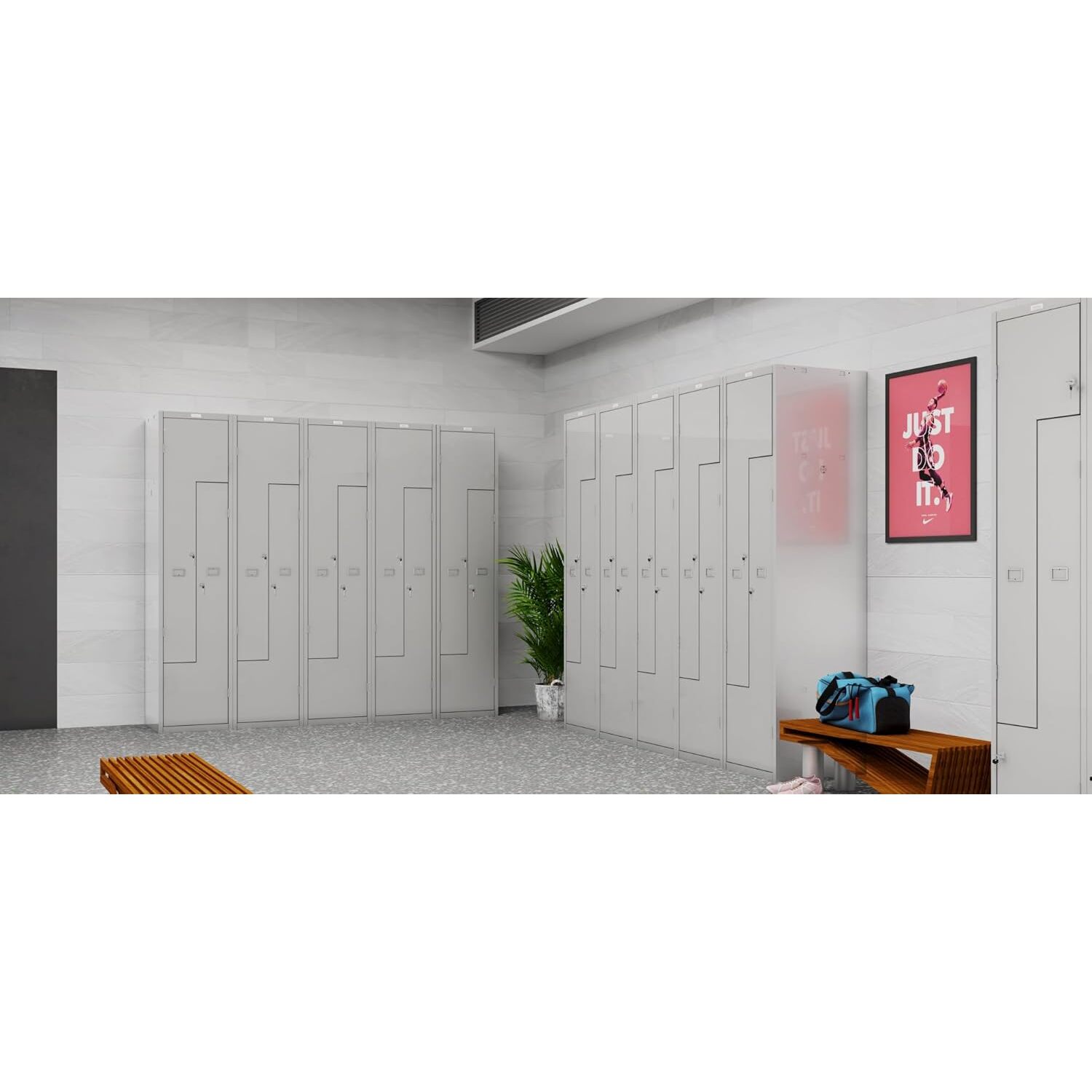 Vestiaire en Z PLZ1240GGK