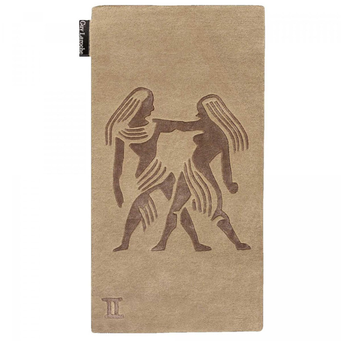 Tapis salon et chambre fait main en laine motif géométrique KIVE