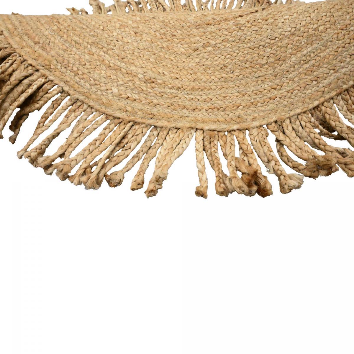 Tapis rond 200x200 rond JT SATCH Beige , tapis jute artisanal