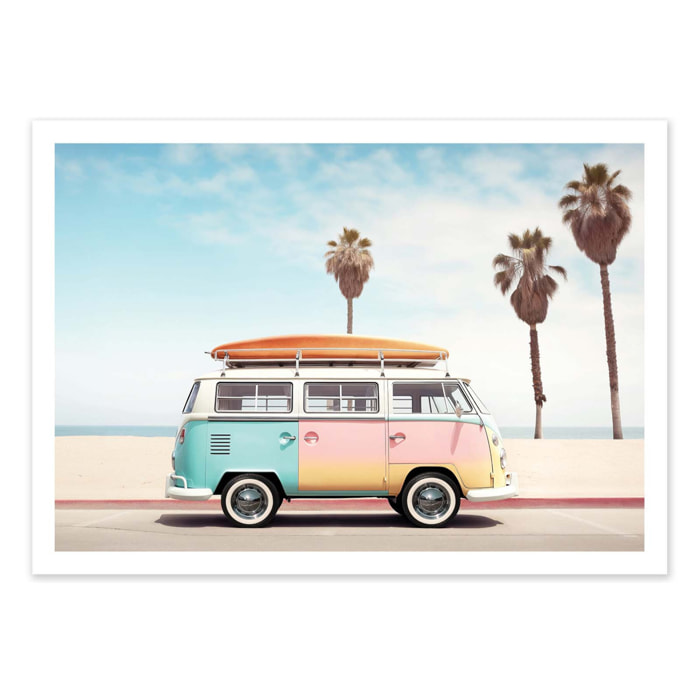 Affiche - California Van - Philippe Hugonnard