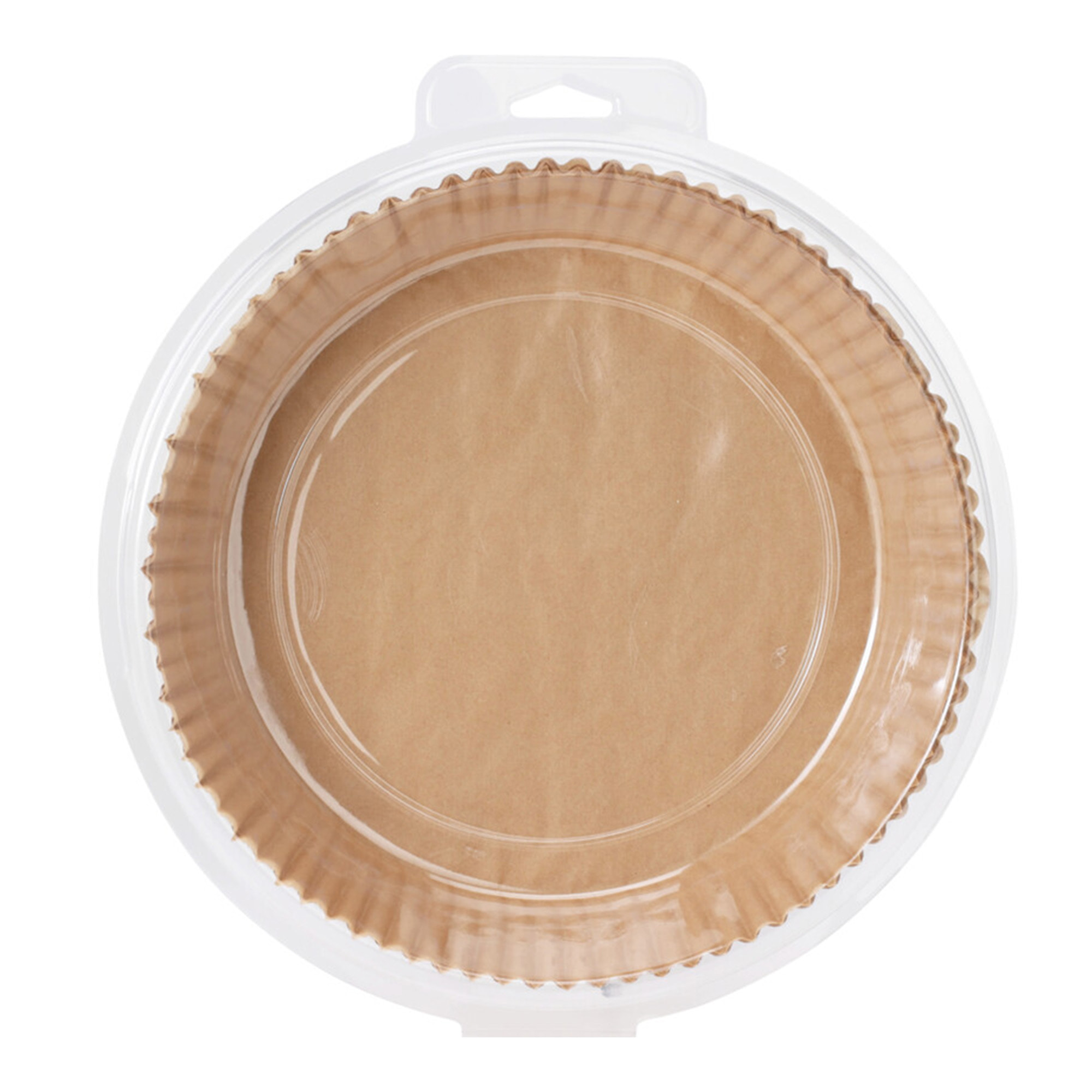 Juego de 50 papel para hornear airfryer con aceite de silicona - diámetro 20x4,5cm - peso 114g