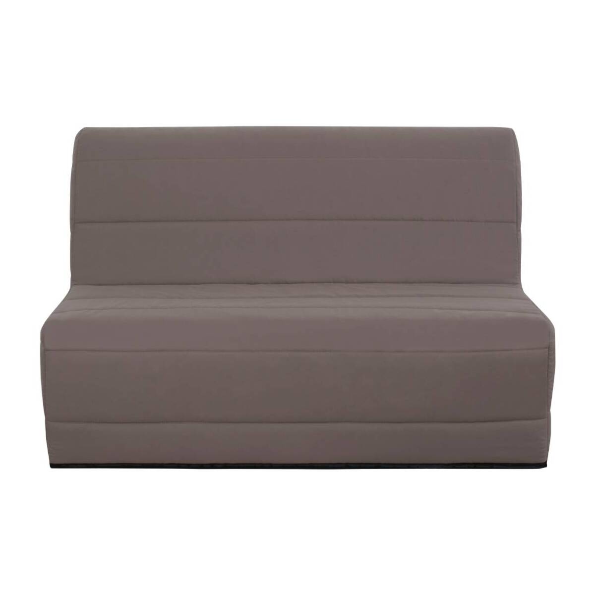 Banquette convertible Melissa, matelas Simmons, 140 x 190 cm, taupe