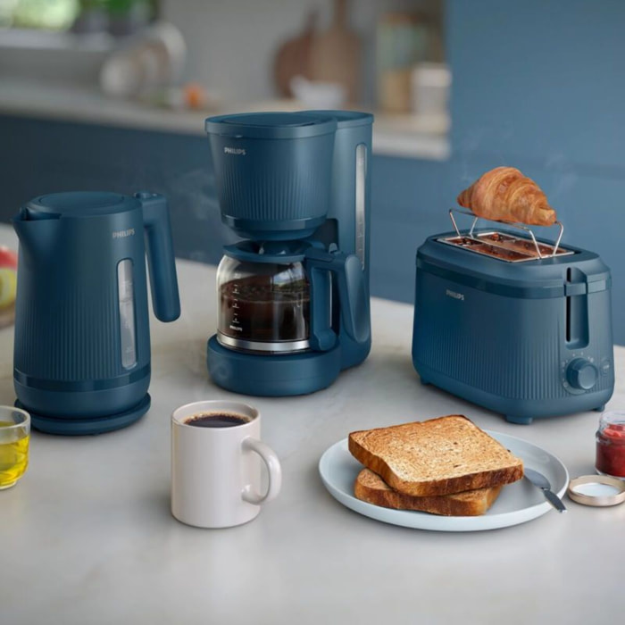 Cafetière PHILIPS série 3000 HD7411/70 bleu