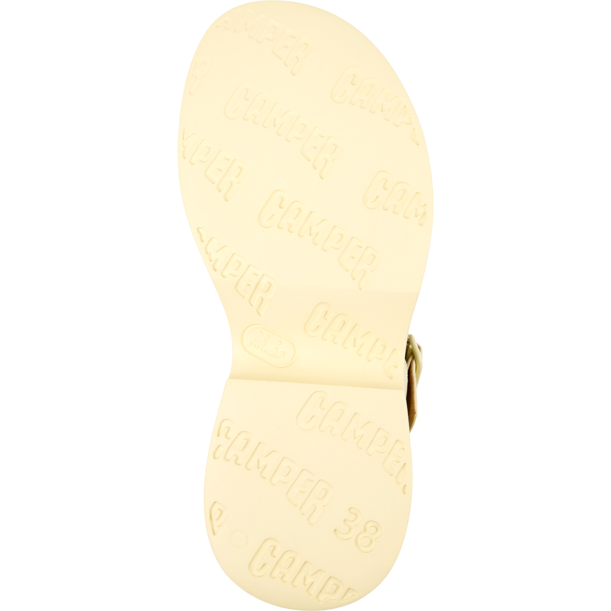 Sandalias - CAMPER Tasha - Amarillo - Cuero liso