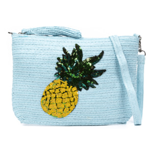 Adria Bolso de mano Mujer. Tejido Paja  Piel Sintética PU