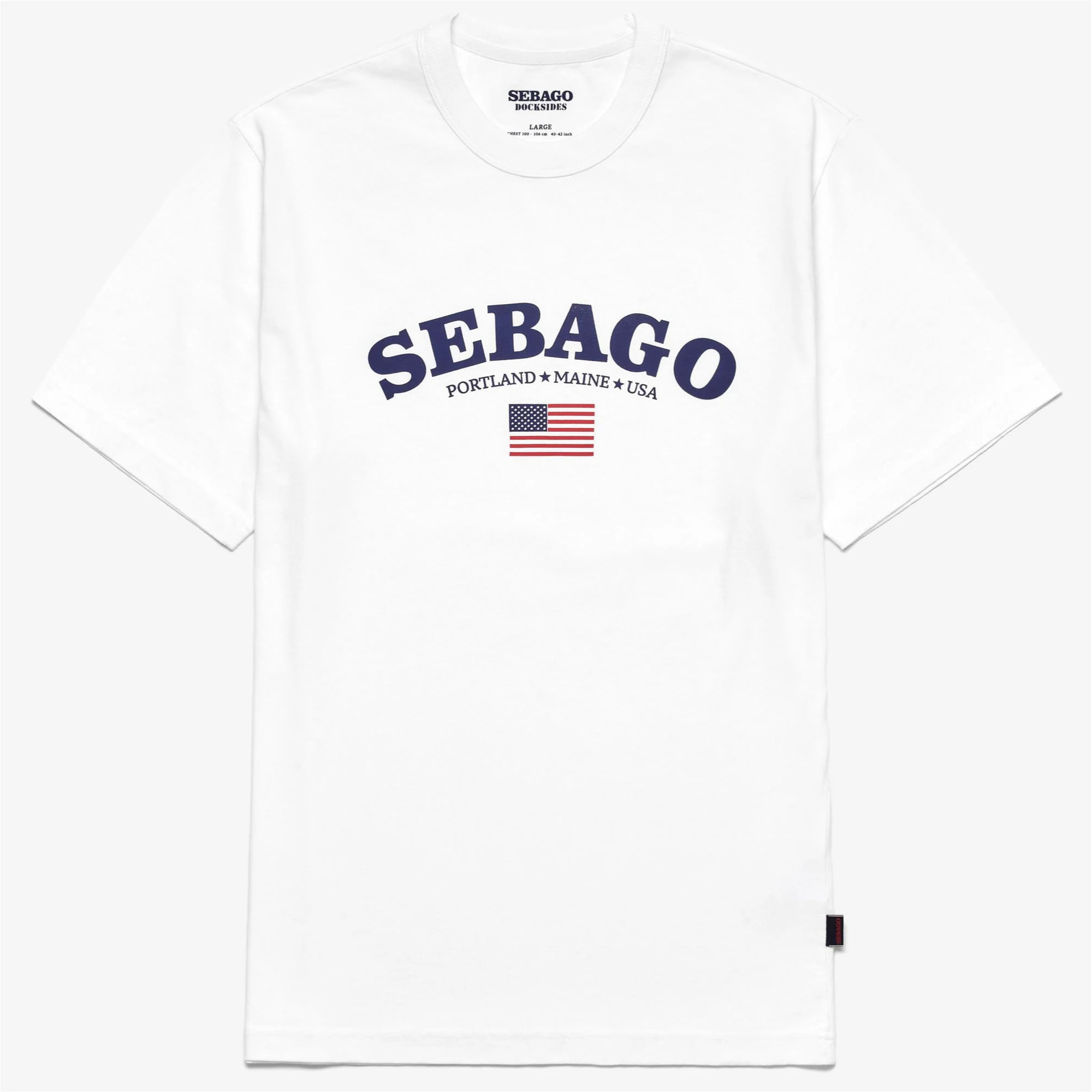 T-Shirts & Top Sebago Uomo Bianco WISCASSET