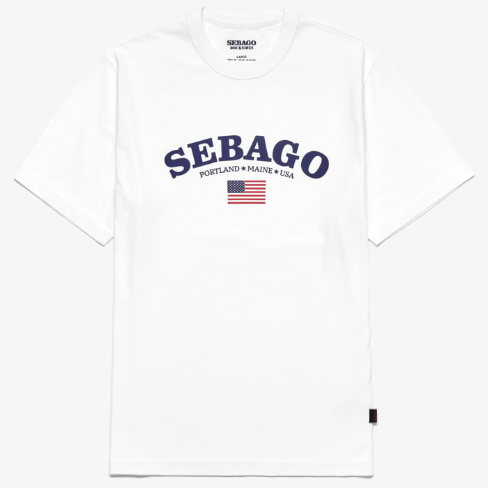 T-Shirts & Top Sebago Uomo Bianco WISCASSET
