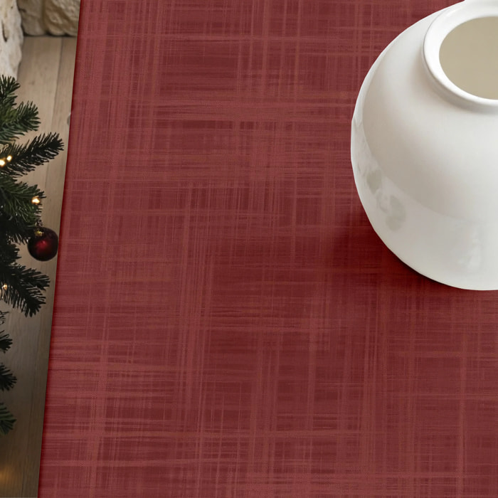 Nappe en résine Anti-tâches Christmas Rojo
