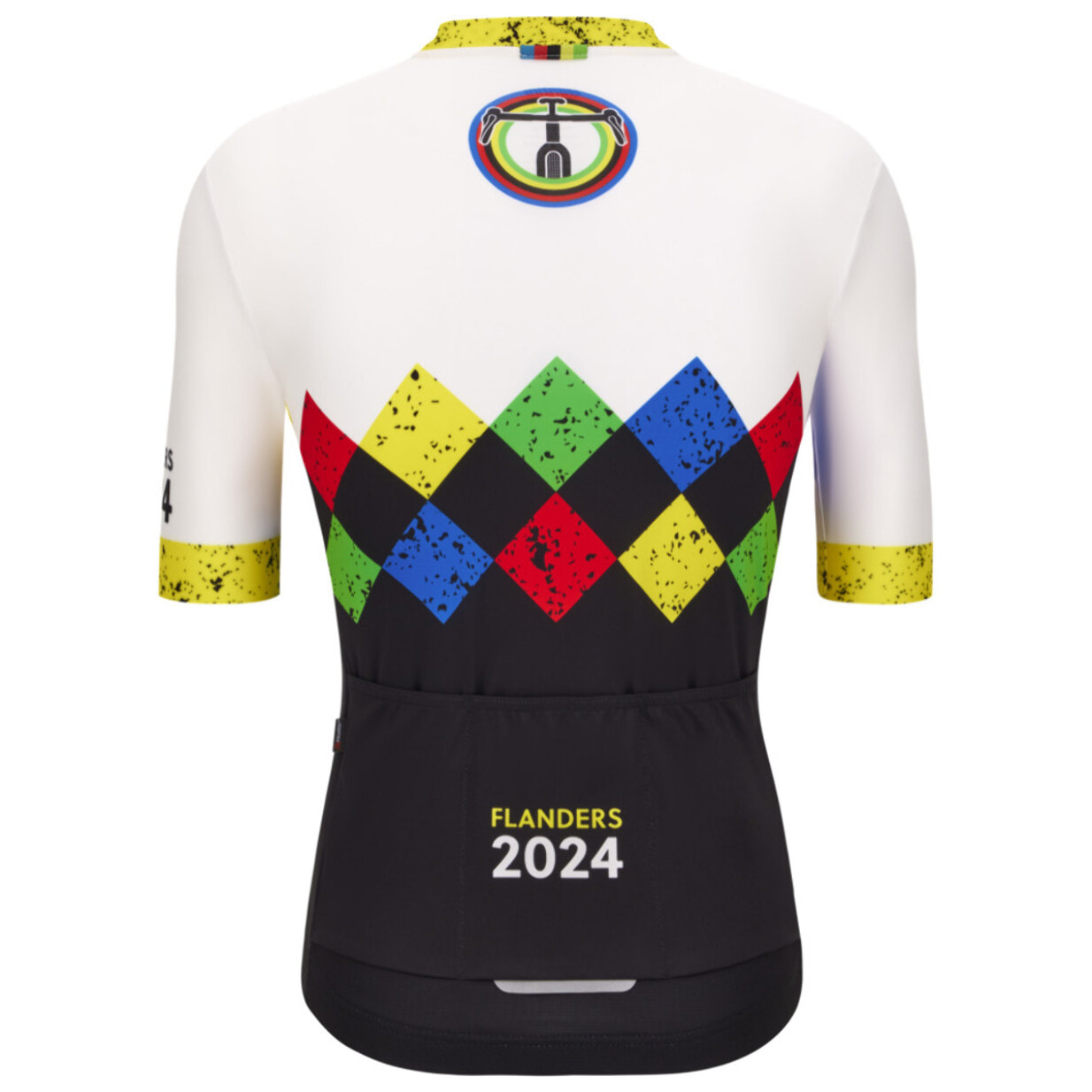 2024 Uci Gravel World Championships - Maillot Unisex Leuven - Noir - Unisex