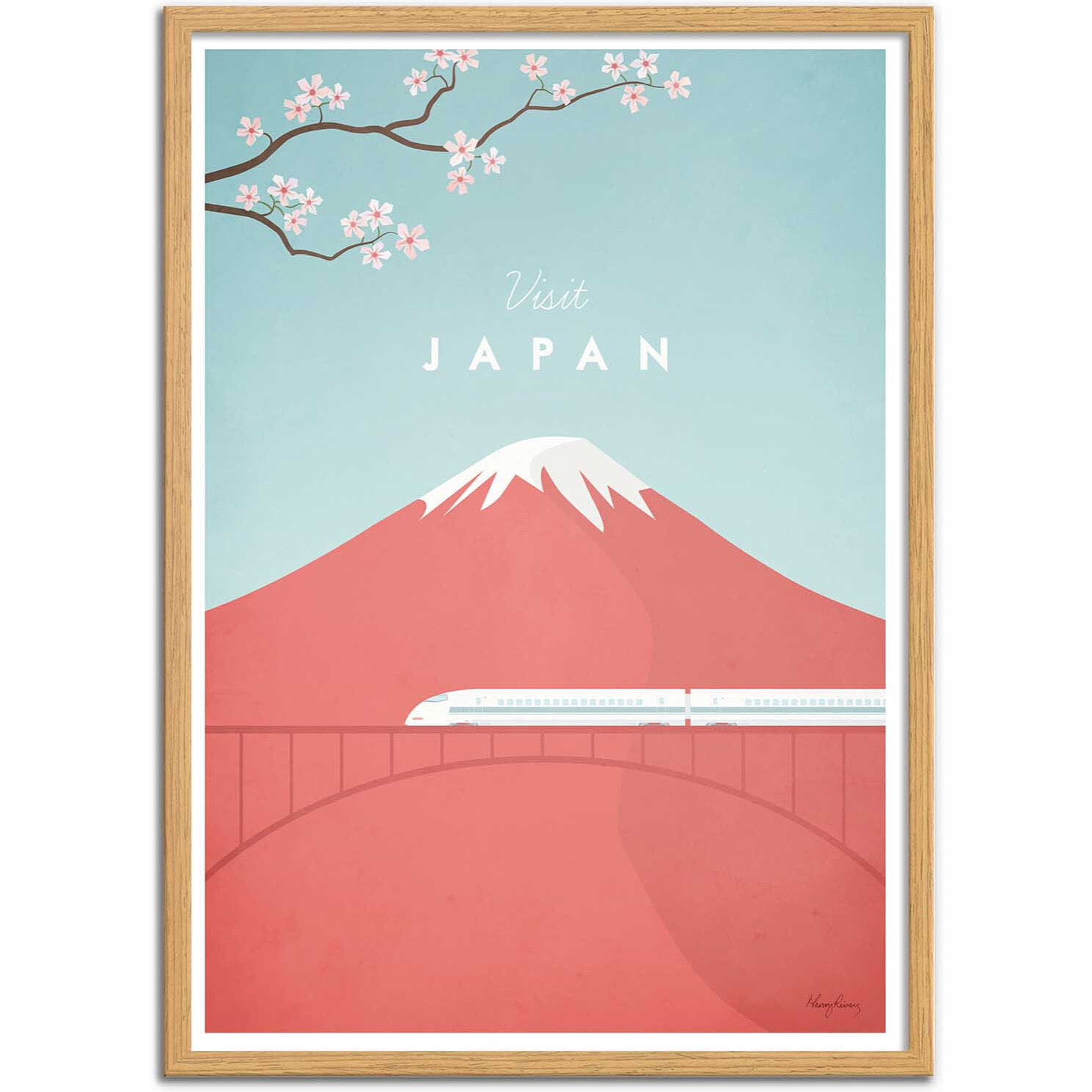 Affiche - Visit Japan - Henry Rivers