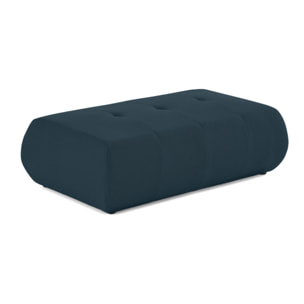 Onyx - pouf d'appoint - en tissu mailles 3D - Bleu canard