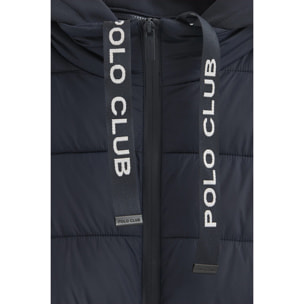 Giubbotto Comet blu marino con logo Polo Club