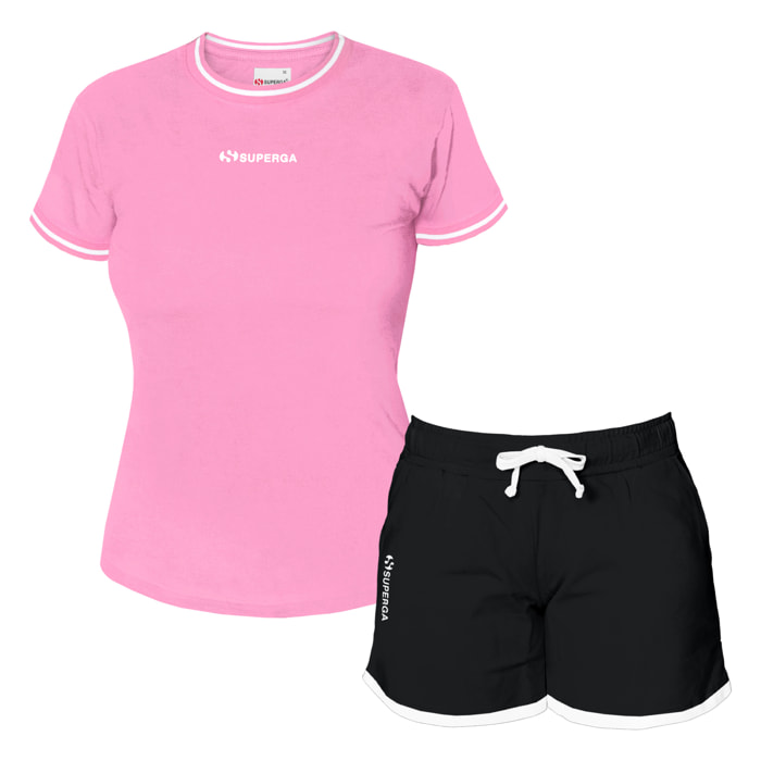 Completo Donna SUPERGA Cotone Jersey Manica Corta