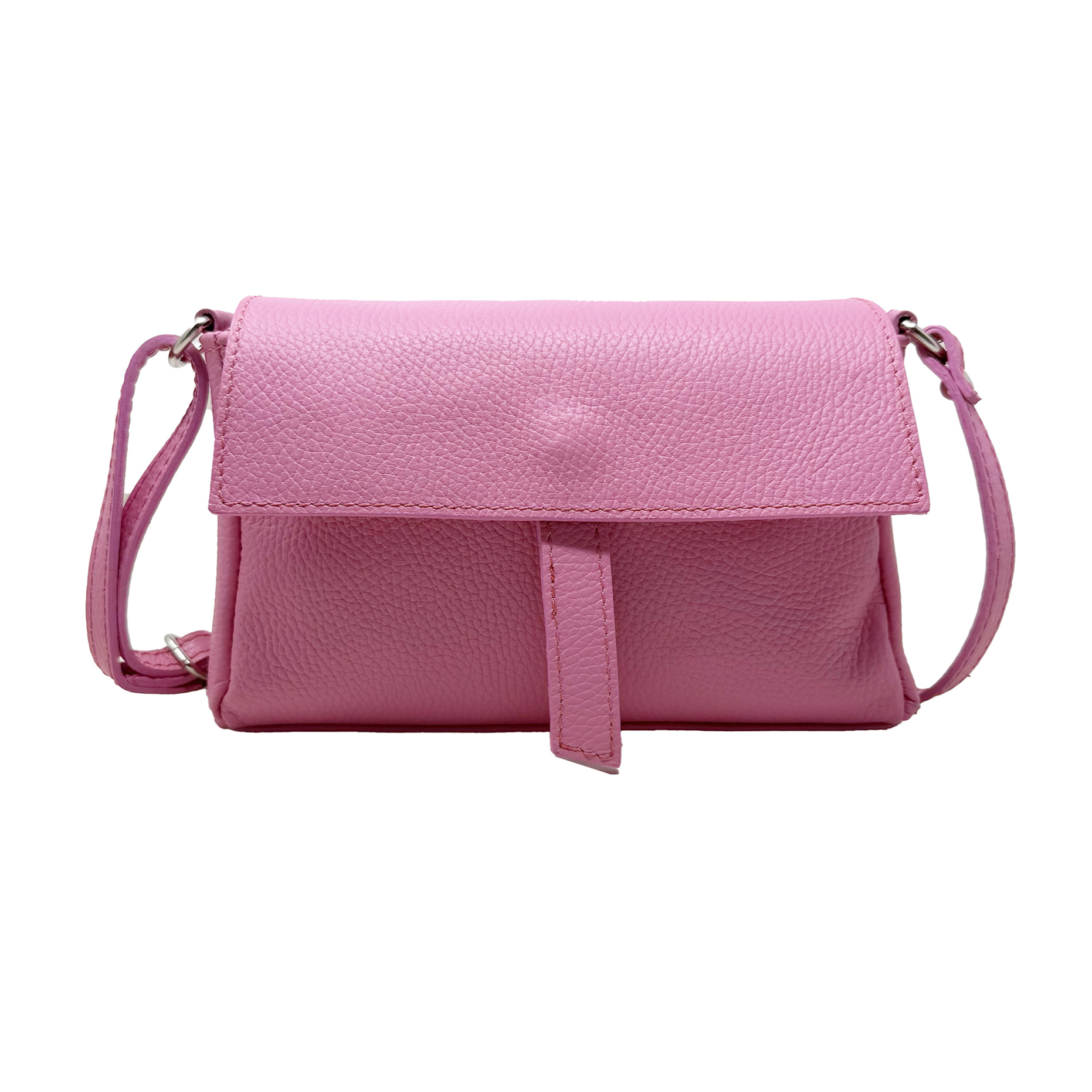 Borsetta a Tracolla Clutch in Vera Pelle Made in Italy