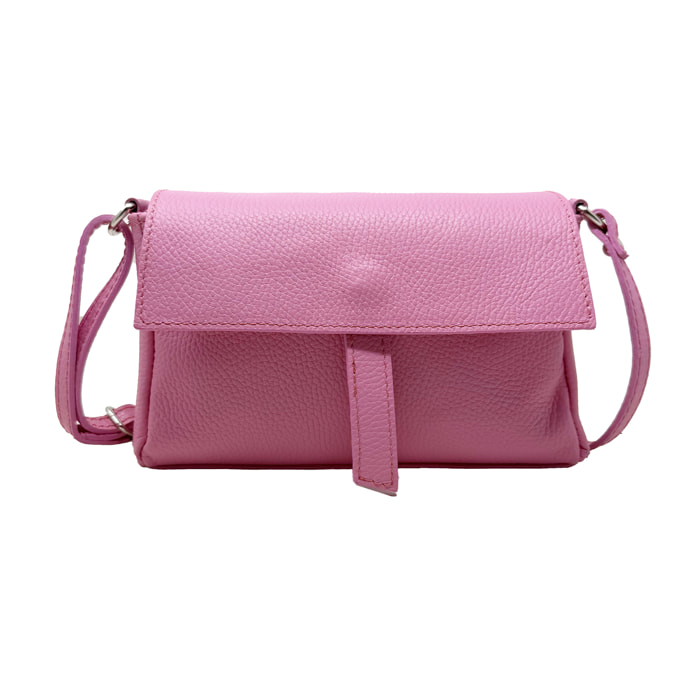 Borsetta a Tracolla Clutch in Vera Pelle Made in Italy