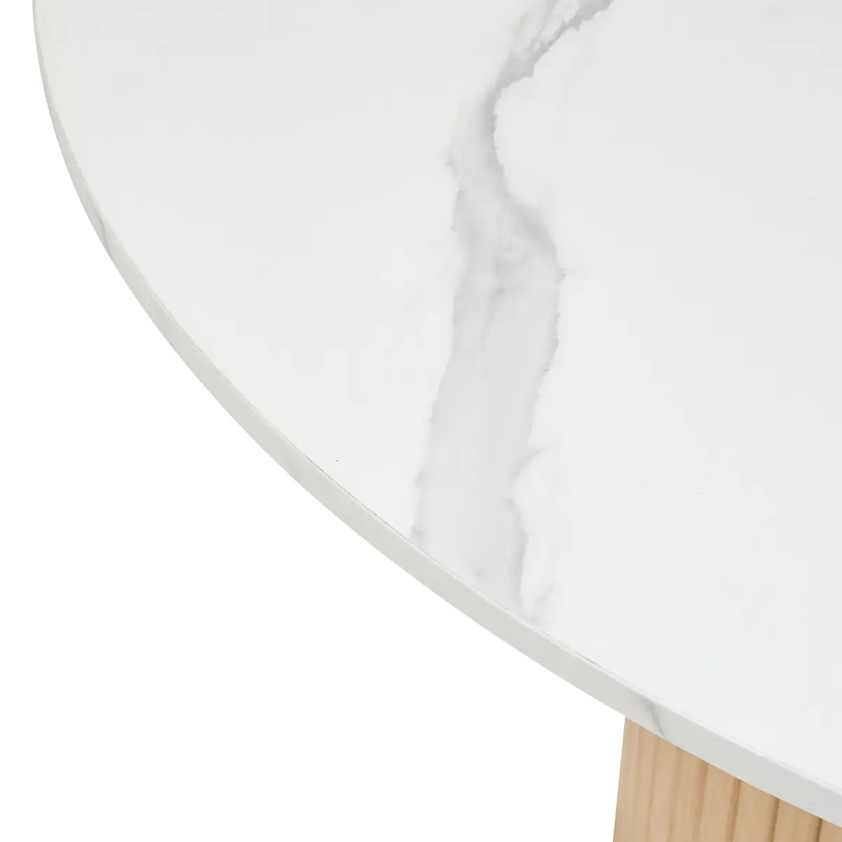 Table à manger 2 places Homelya 110x110x76cm